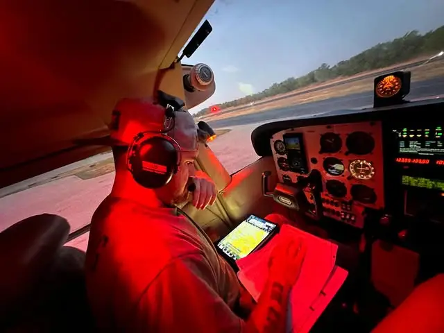 night flight training and instrument rating ppl in fort worth