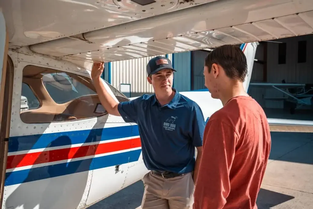 one on one private pilot preflight instruction cessna texas